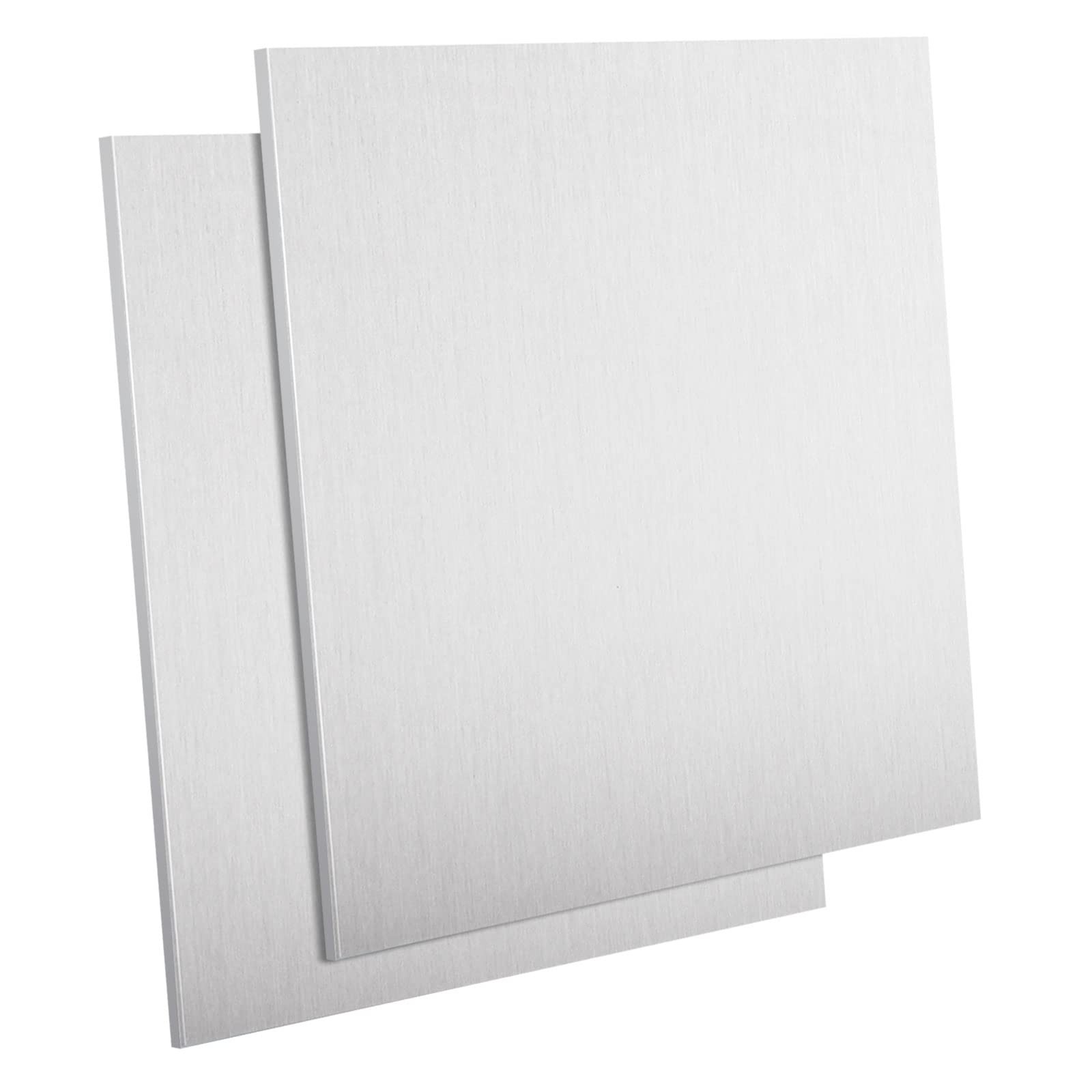 2Pack 6061 T6 Aluminum Sheet Metal 8x 8x 5/16Inch Flat Plain Plate Panel Aluminu