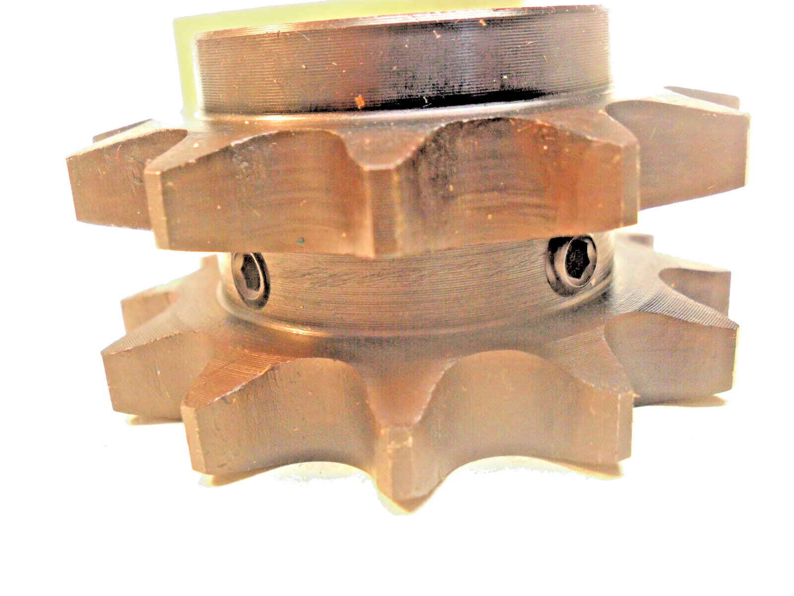 B&B – 60DB12SP01 Double Row Sprocket 1-1/4″ Bore, 2 Set Screws, 12 Teeth NIB