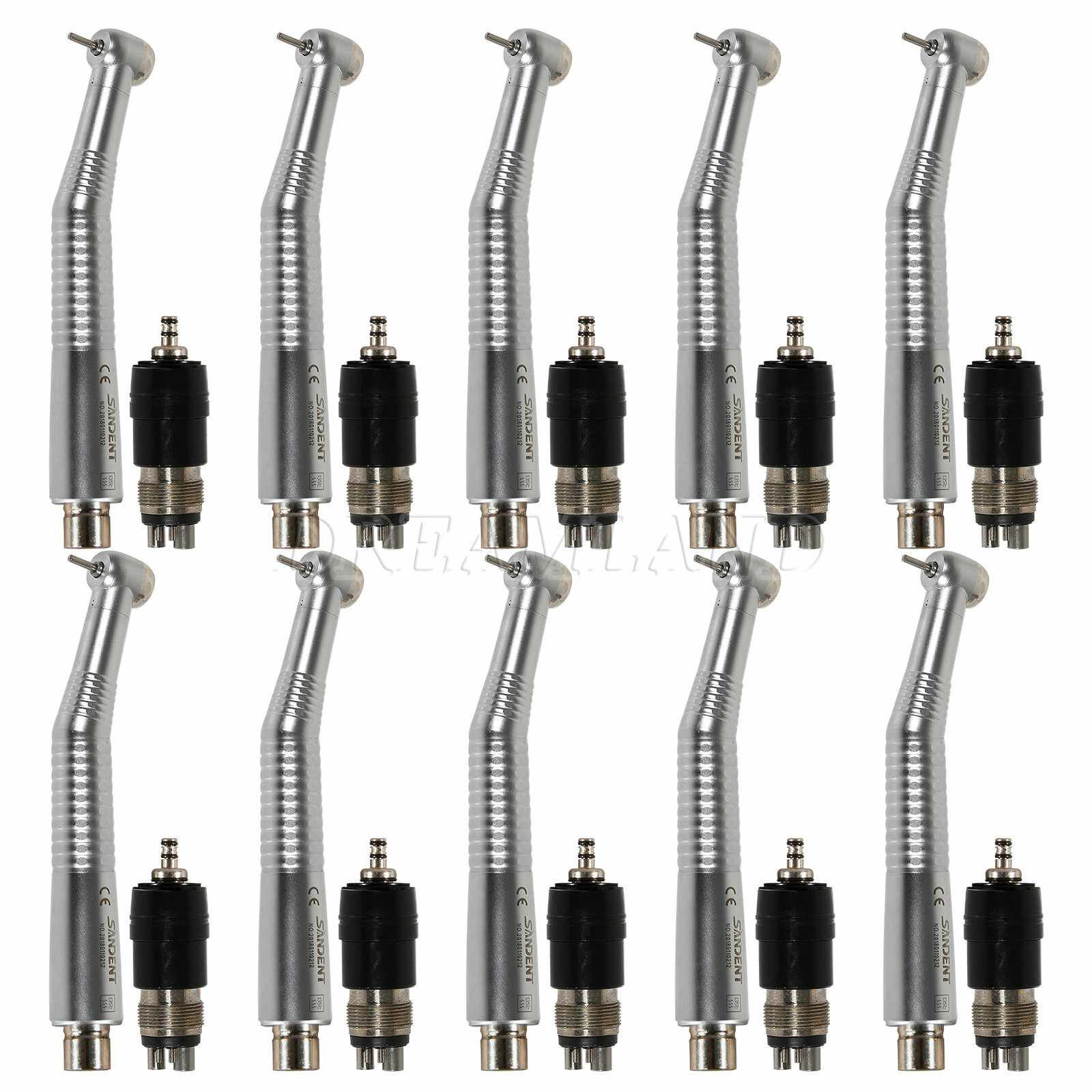 1-10 xSmall Head NSK Style Dental High Speed Handpiece with 4Hole Coupler