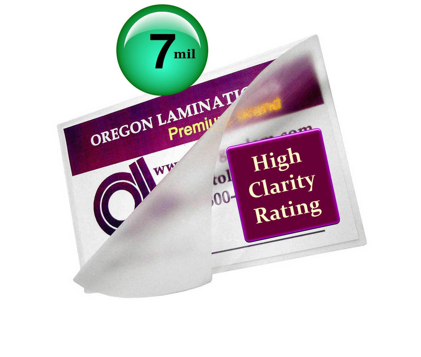 100/pack 7 Mil Hot Laminating Pouches for 5×7 Photos 5-1/4 x 7-1/4, 5.25 x 7.25