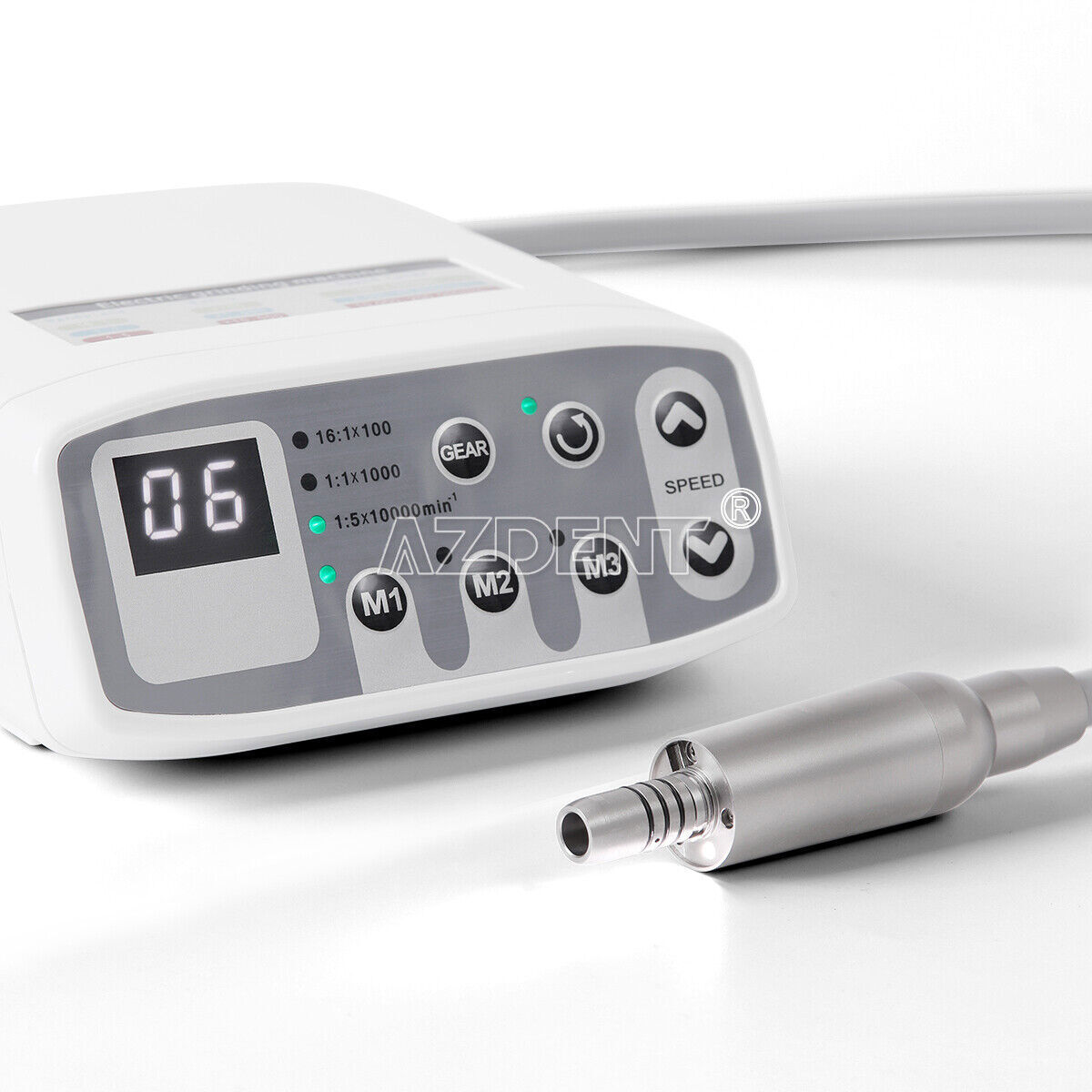 Dental LED Brushless Electric micro motor / Fiber Optic Contra Angle Handpiece