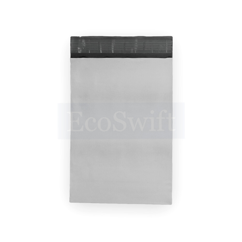 50 7.5 x 10.5 ECOSWIFT WHITE POLY MAILERS SHIPPING ENVELOPES BAGS 2.35 MIL
