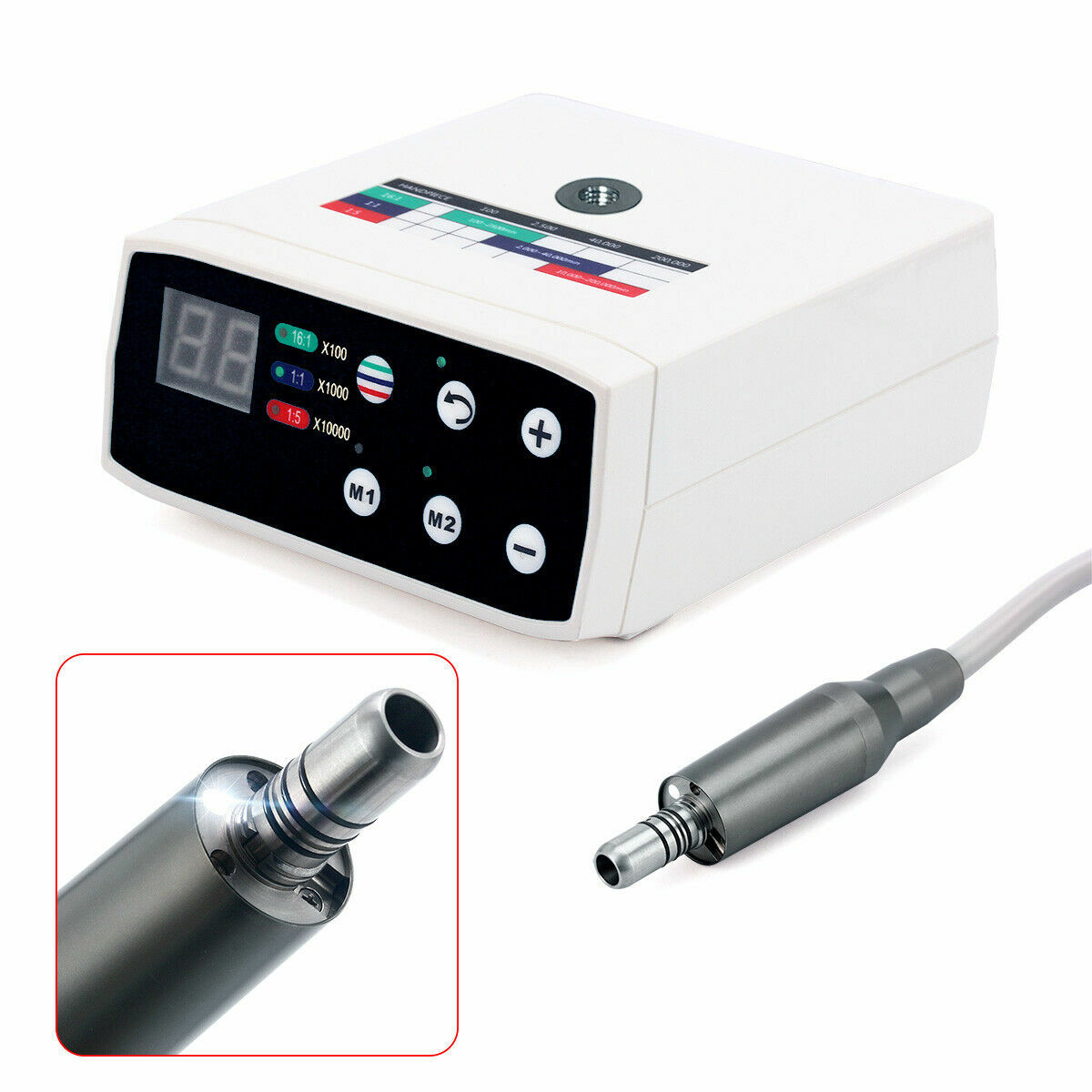 Dental Brushless LED Electric Micro Motor /1:5 Increasing Handpiece Lab Tools US