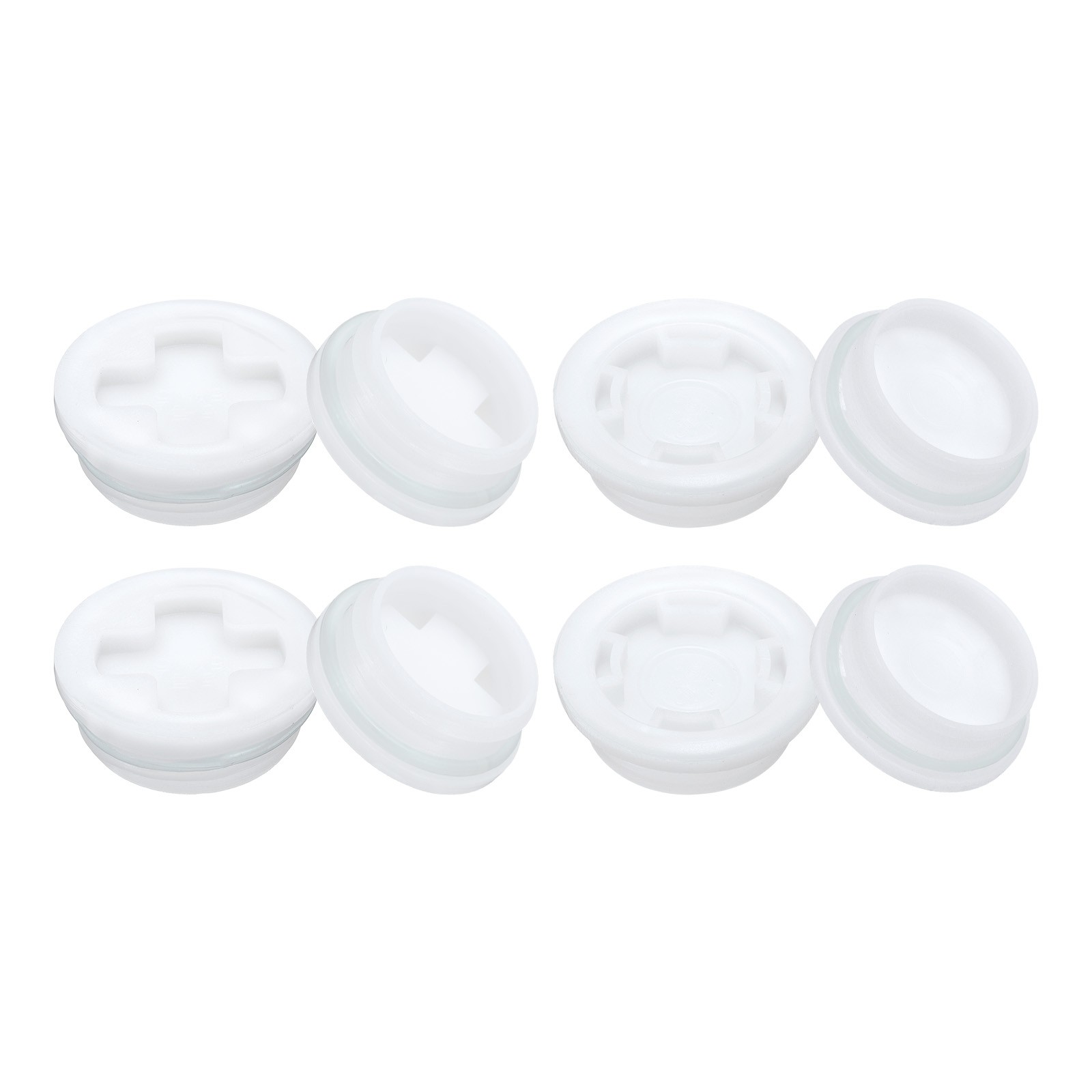4Pcs Coarse Thread 4Pcs Fine Thread Bung Plug Bung Cap for Plastic Drums
