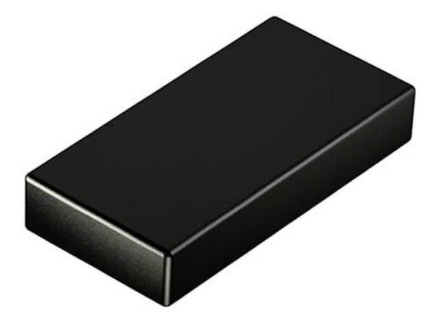 Neodymium Rare Earth Black Epoxy Coated Magnets N52 Grade 1″ x 1/2″ x 1/4″