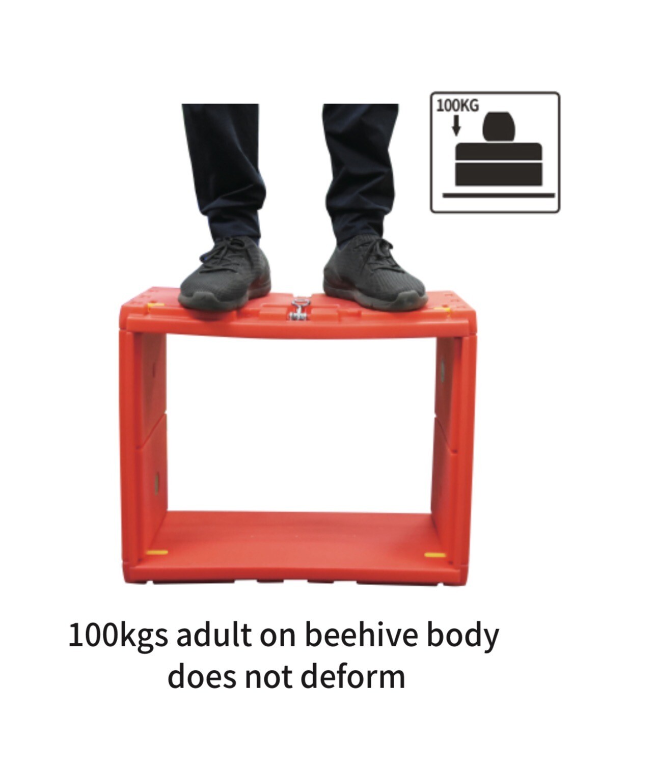 BeeHive Plastic Langstroth Size – 3 layers INSULATED Plastic Beehive- 3 LAYERS
