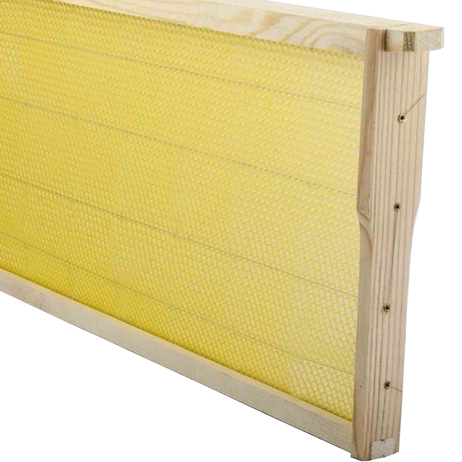 20pcs Bee Hive Frames Brood Box Frames Deep Bee Hive Waxed Foundation Honeycomb