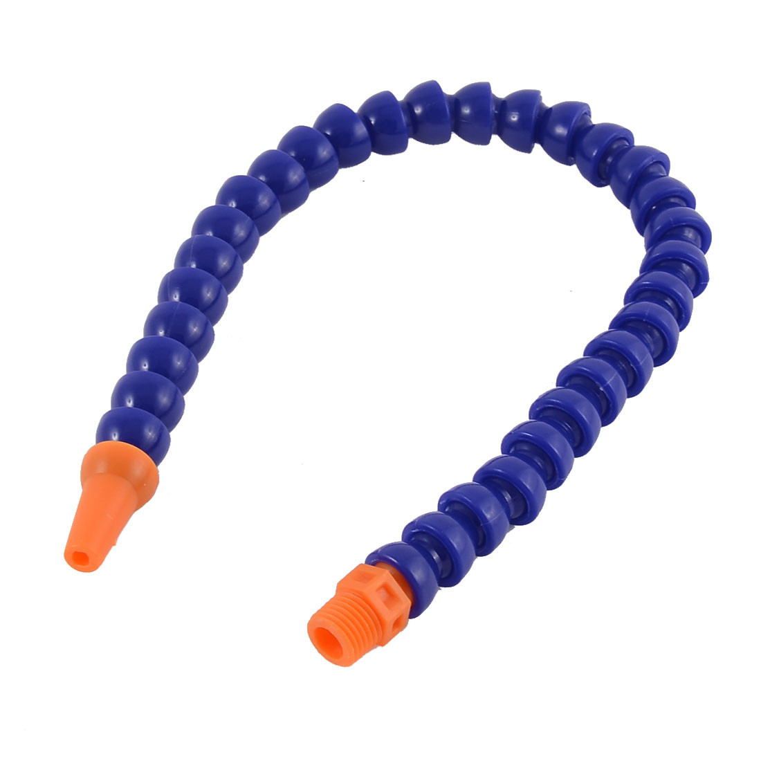 Round Nozzle 1/4BSP Thread Flexible Water Oil Coolant Pipe Tube 50cm