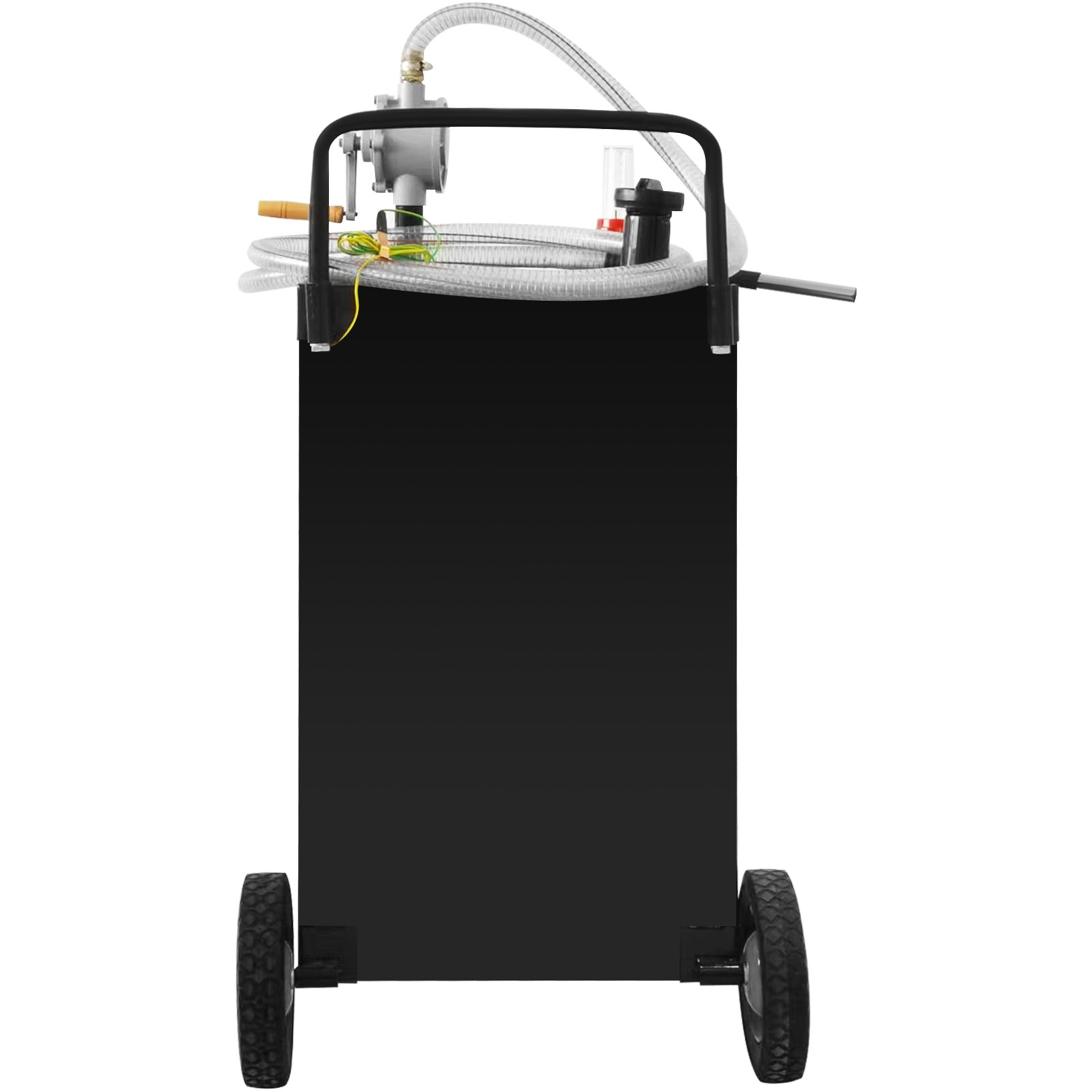 VEVOR 35 Gallon Fuel Gas Caddy Diesel Oil Transfer Tank, 4 Wheels Portable, Pump