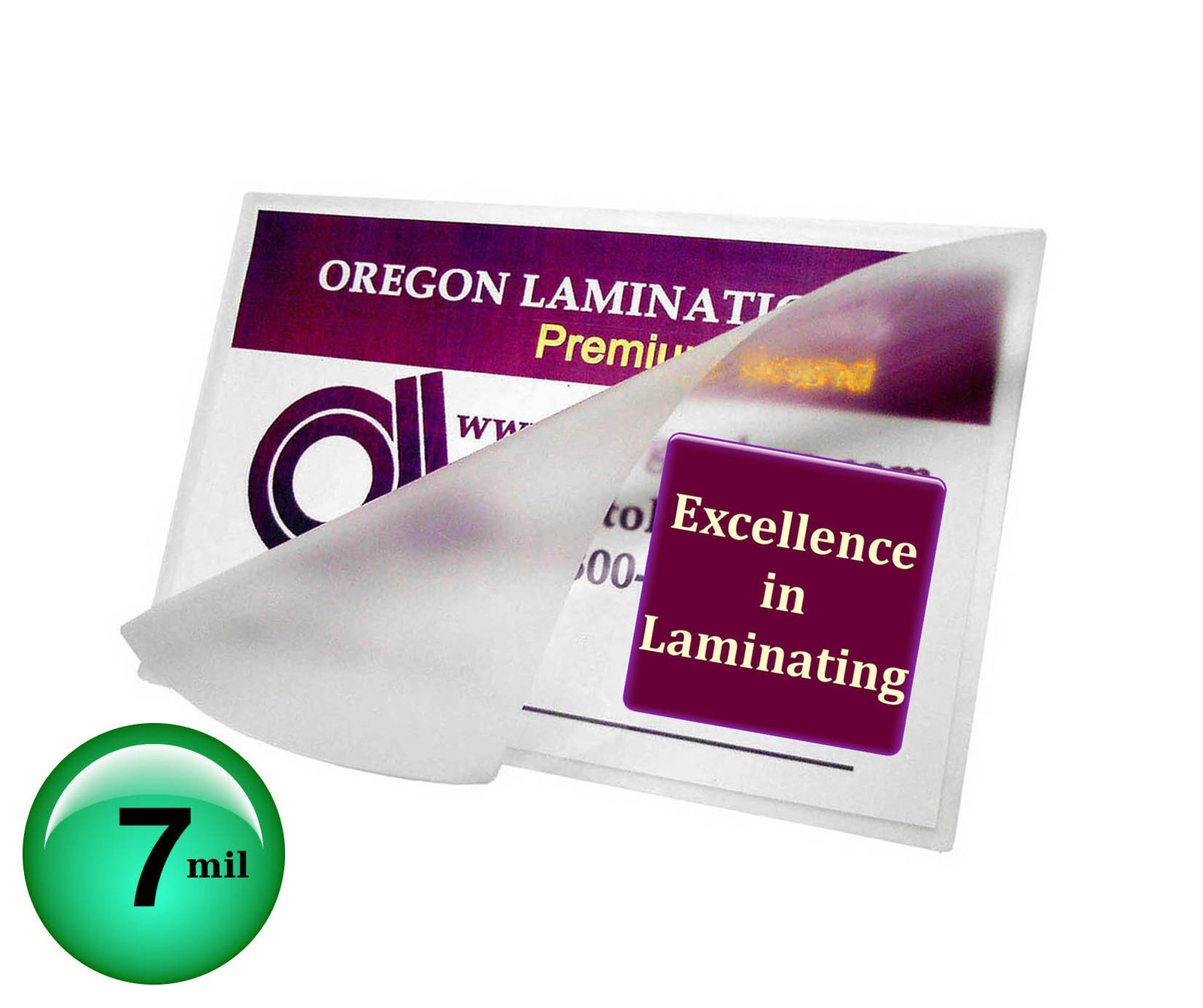 100/pack 7 Mil Hot Laminating Pouches for 5×7 Photos 5-1/4 x 7-1/4, 5.25 x 7.25