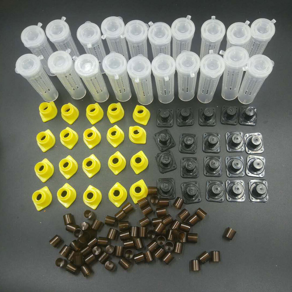 1 Set Bee Queen Rearing Cupkit Complete Box System Beekeeping Cage Kit/Set Cup-