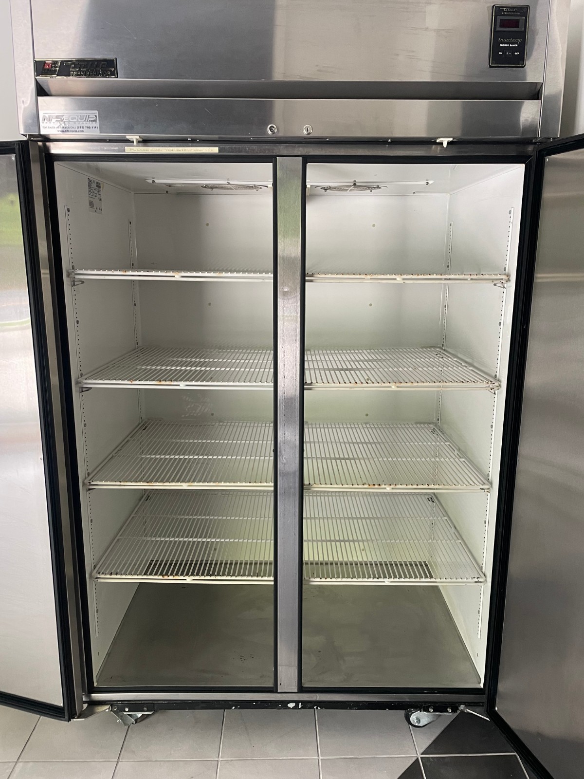 True TG2R-2S Commercial Reach-In Refrigerator –Used, Good Condition –Pickup Only