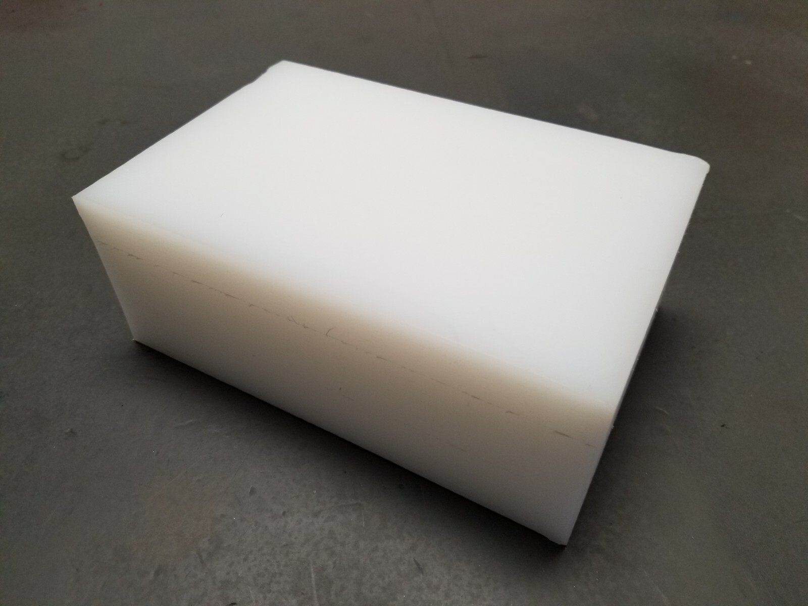 (QTY 4) UHMW Polyethylene Plastic 2-1/2” x 5” x 7” (oversized) FREE SHIPPING