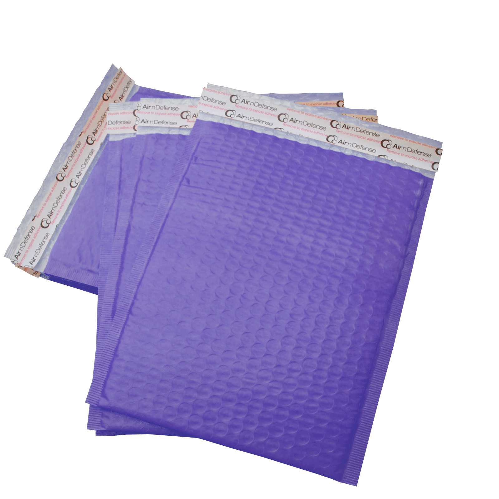AirnDefense Poly Bubble Mailers Envelope #000 4×8 #0 6.5×10 #2 8.5×12 #5 10.5×16