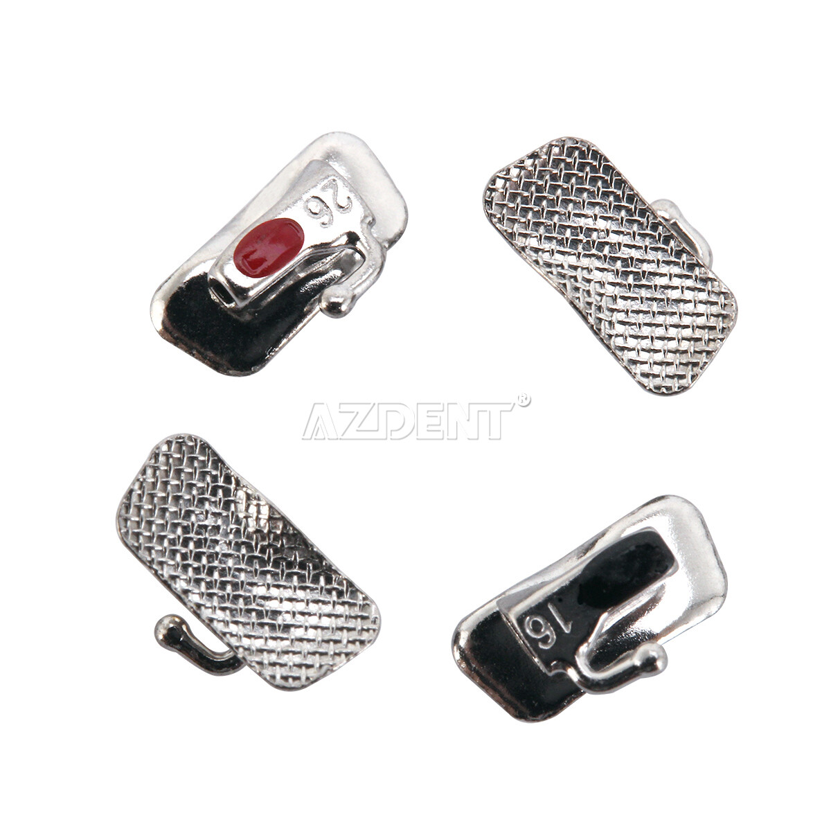 10X Tubos bucales individuales de ortodoncia dental Bondable Roth 022 1er molar