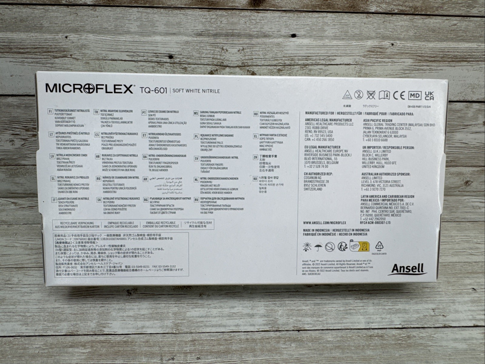 MicroFlex Soft White Nitrile Exam TQ-601-XS *1 CASE* Size: XSmall *See Date*