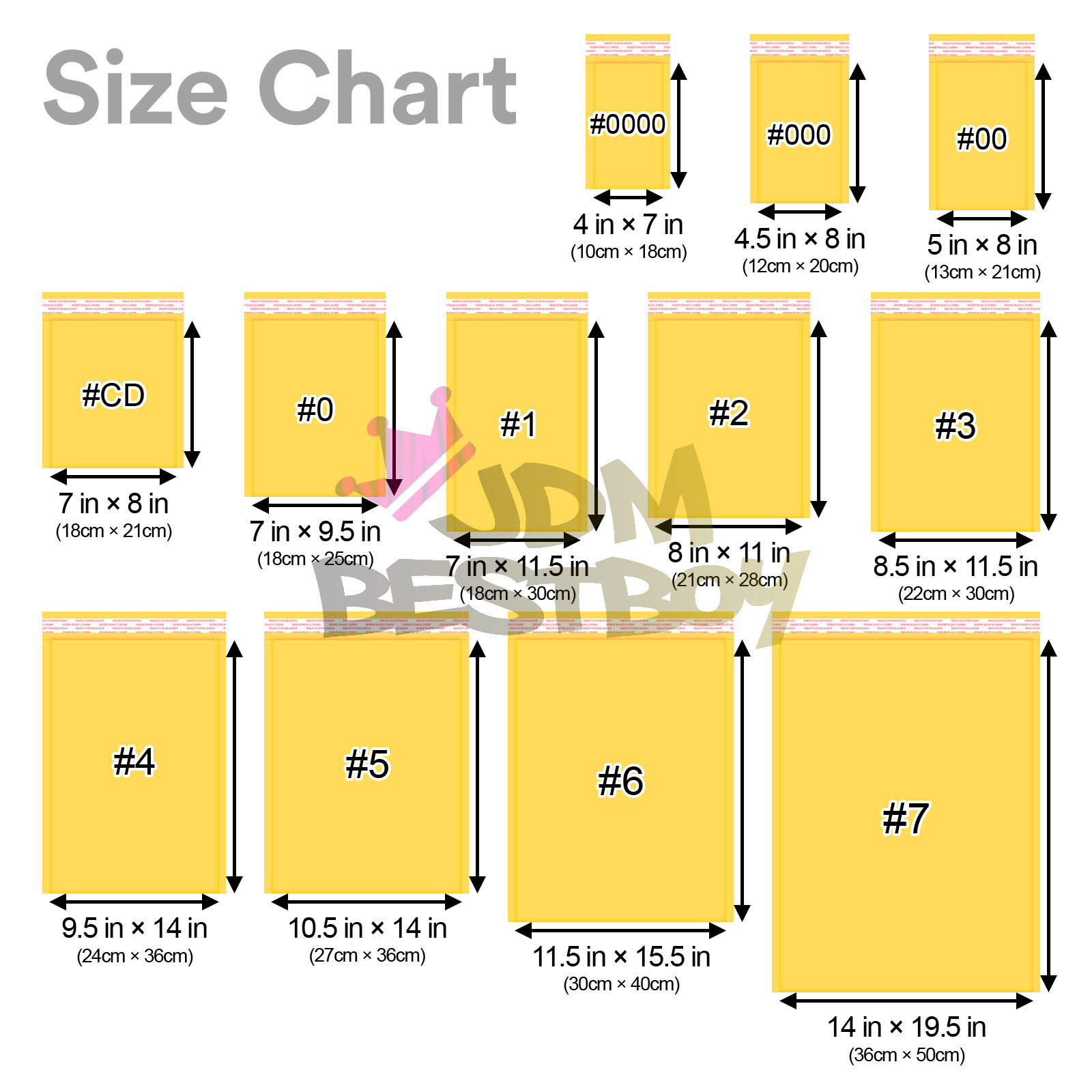 ANY SIZE Yellow Kraft Bubble Mailers Mailing Shipping Envelopes Bags Shockproof