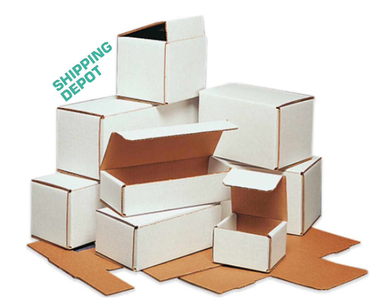 1-800 CHOOSE QUANTITY 3x2x2 Corrugated White Mailers Packing Boxes 3″ x 2″ x 2″