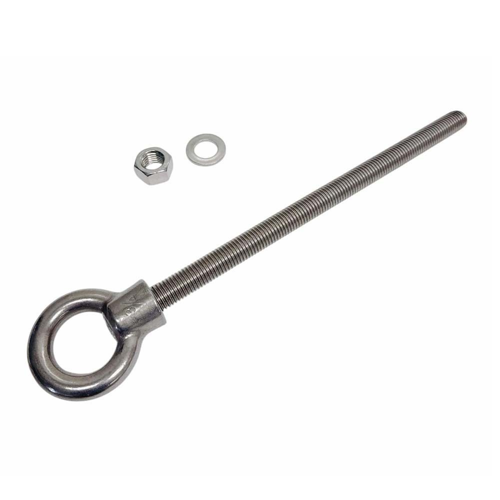 Marine T316 Stainless Steel 3/4″ x 12″ Shoulder Eye Bolt 4,700 Lbs WLL