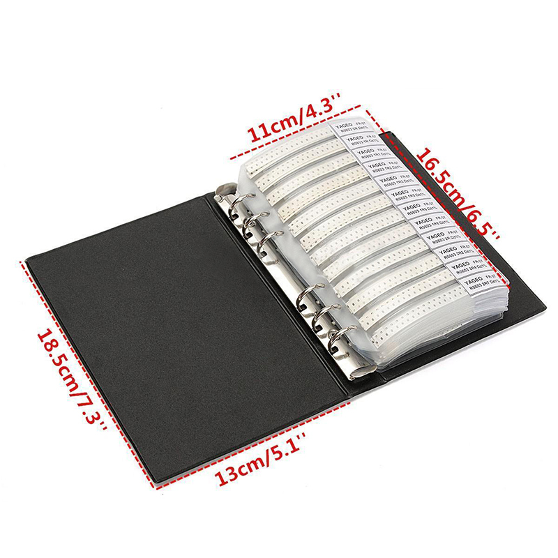 0603 Sample Book 8500 pcs 170 Values R0603 1% SMD Resistors Assortment Kit