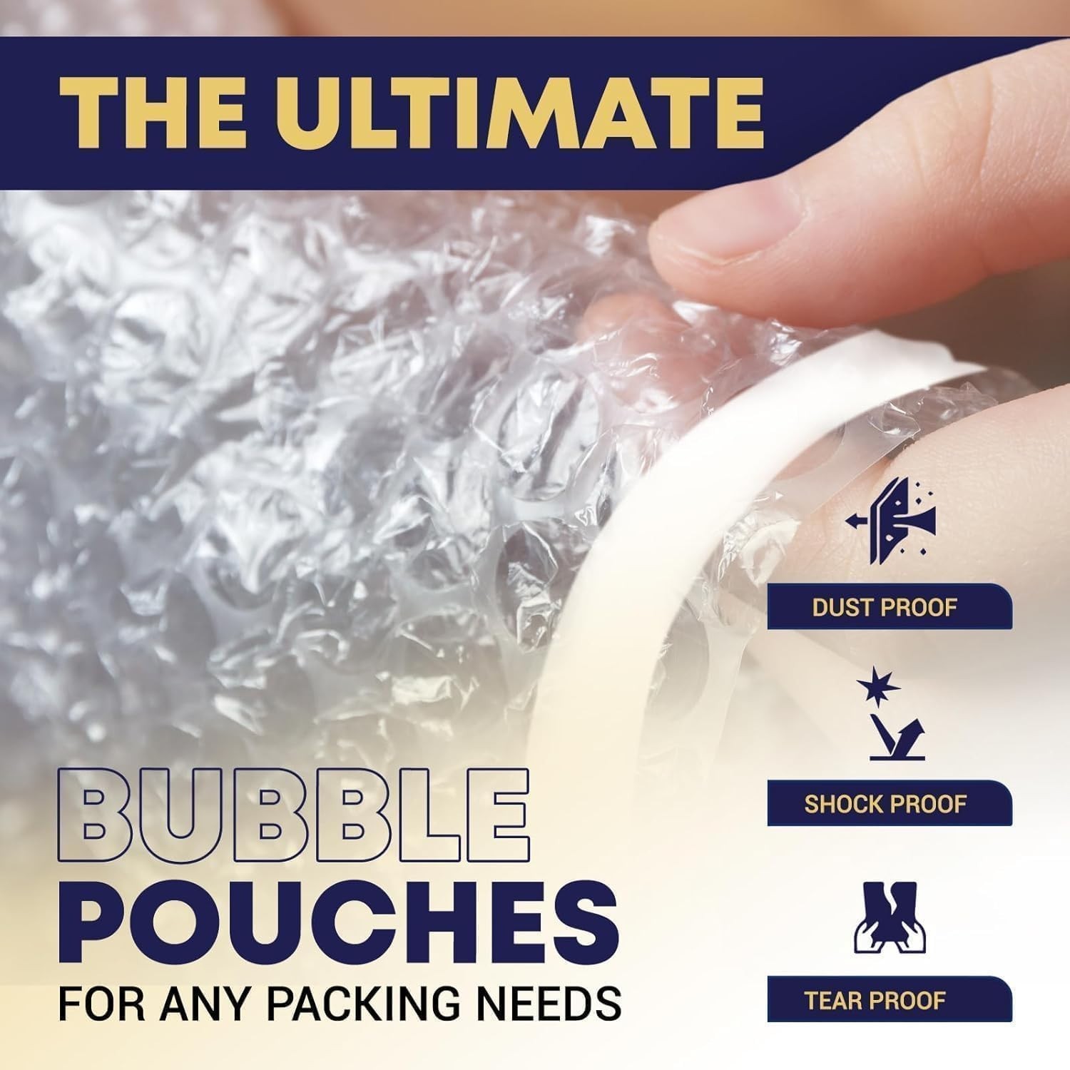 Clear bubble out Bags, Bubble pouches, Self-Sealing clear bubble mailer