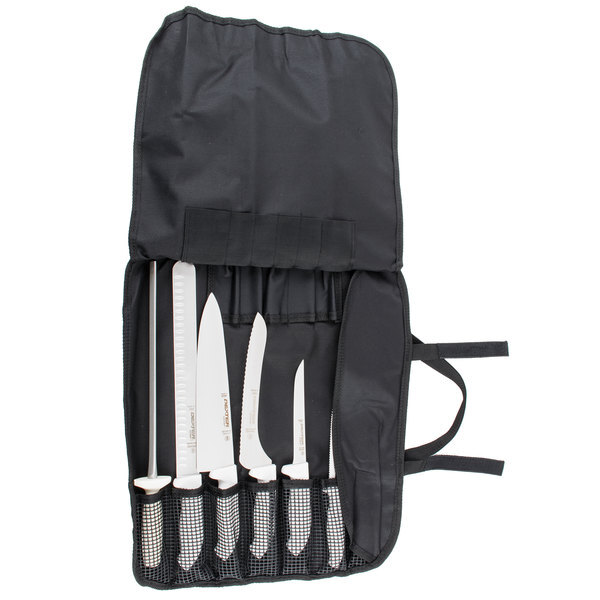 Dexter-Russell SofGrip 7-Piece White Handle Cutlery Set