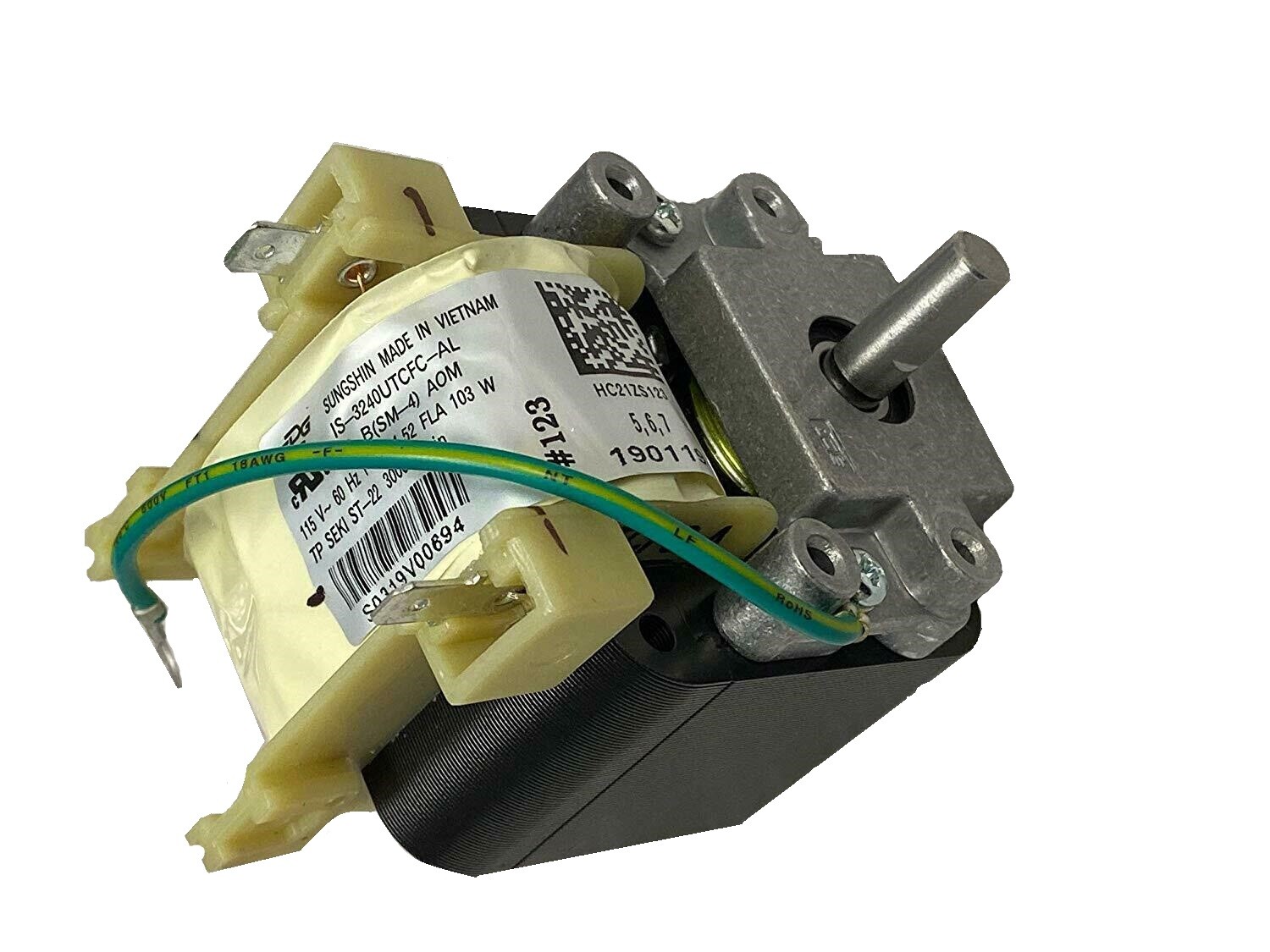Carrier & Bryant HC21ZE123 – Furnace Draft Inducer / Exhaust Vent Motor