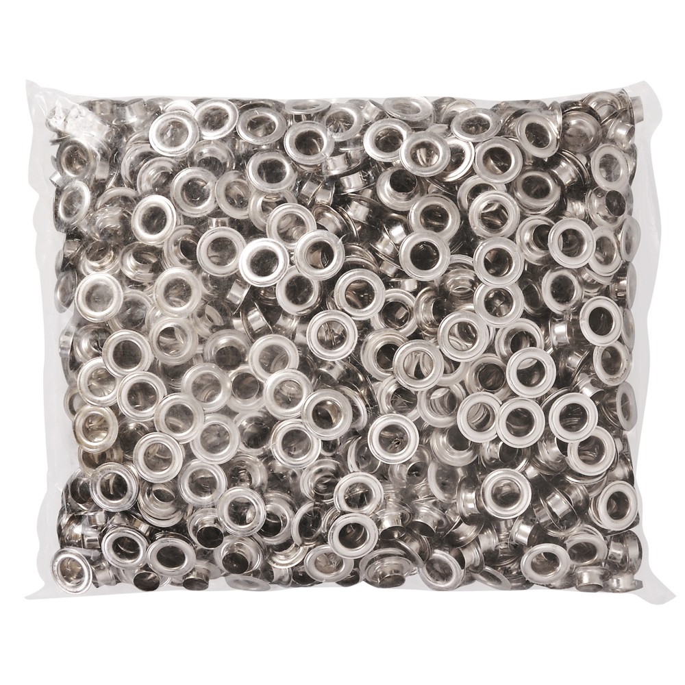1000pcs #4 1/2″ Grommet Machine Grommets & Washers Banner Flag Nickel Eyelets