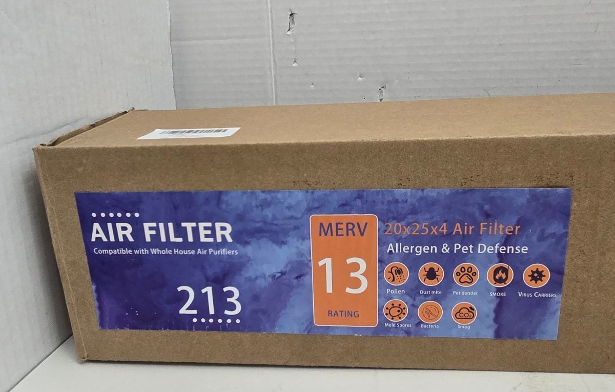 For AprilAire 213 Replacement Filter for Whole House Air Purifiers 20x25x4 Merv