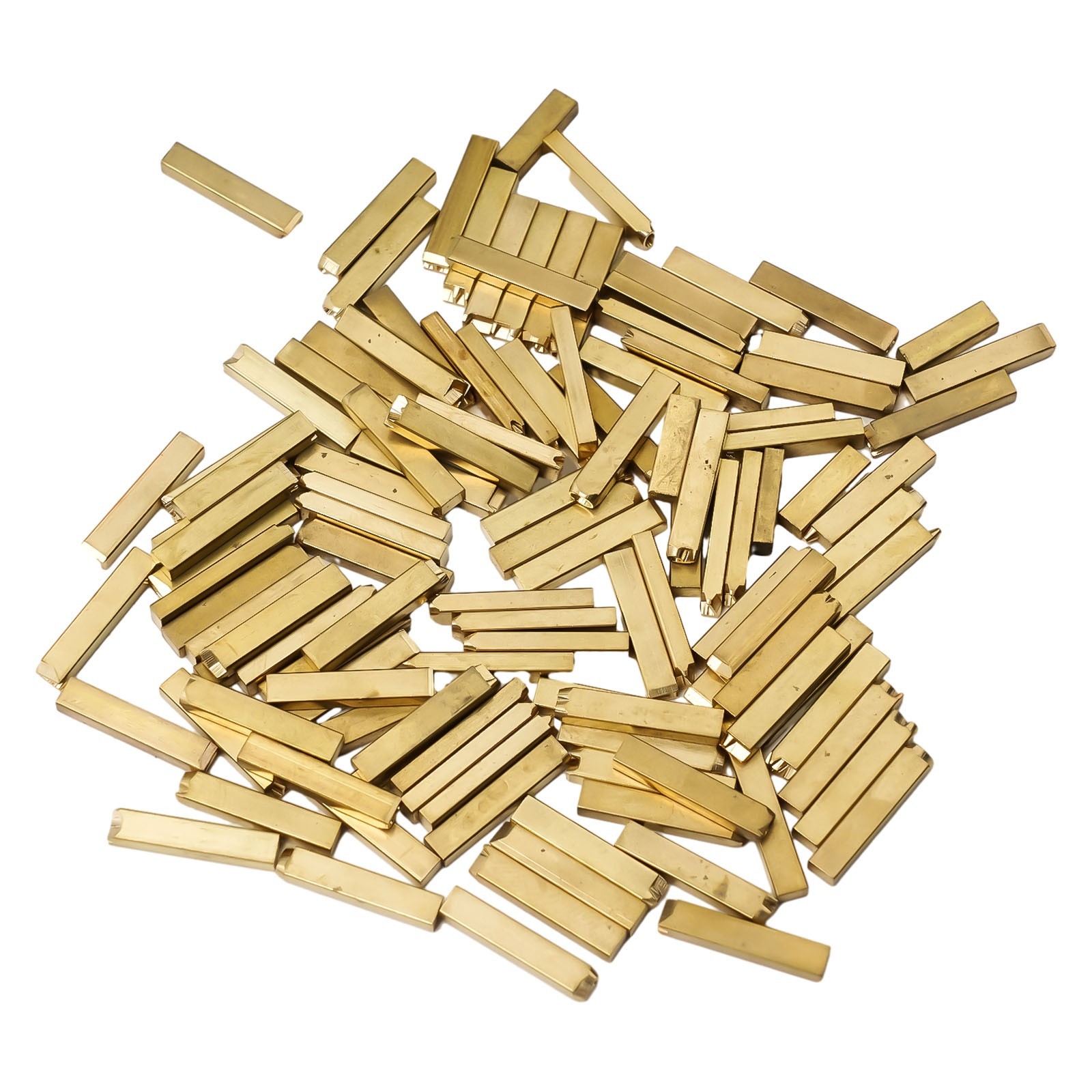 Coding Machine Word Grain Copper Letters Thermal Ribbon Printing Font 120pcs