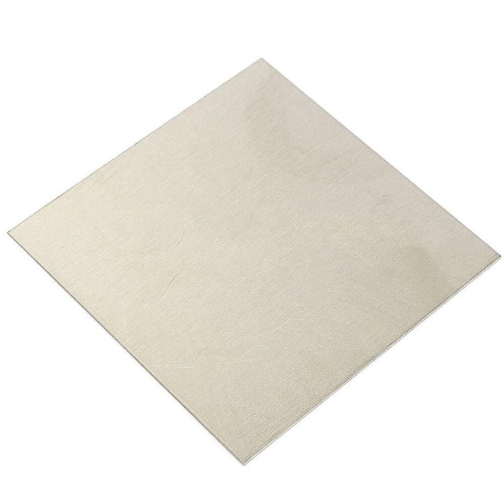 100x100mm Pure Nickel Ni Sheet Plate For Electroplating Anode Element 1mm F
