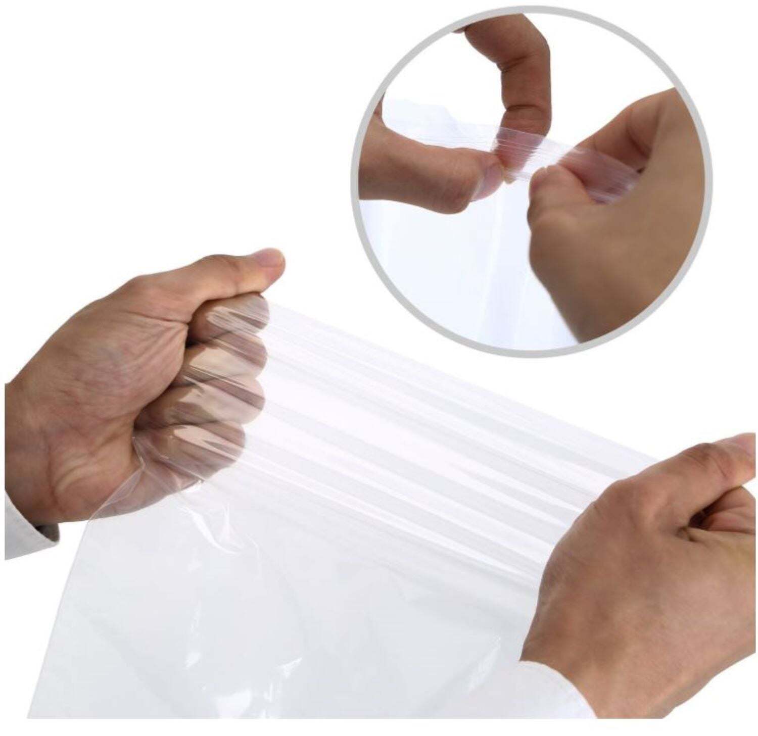 200 3×4 Reclosable Resealable Clear Zipper Plastic Bags 2Mil 3″x4″ inch