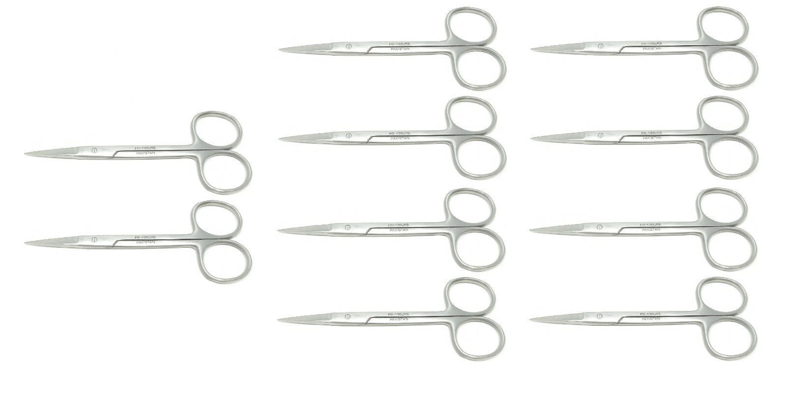 10 Premium Iris Scissors Straight 4.5″ Surgical/Medical/Veterinary Instrument