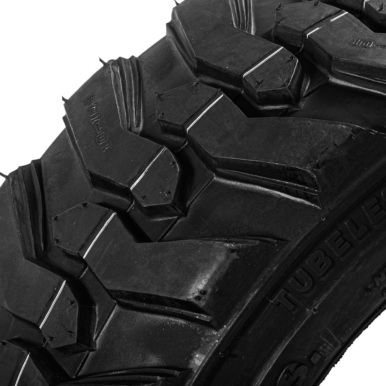 4 Tires 10×16.5 12Ply 10-16.5 Skid Steer Tires Heavy Duty Industrial Tires