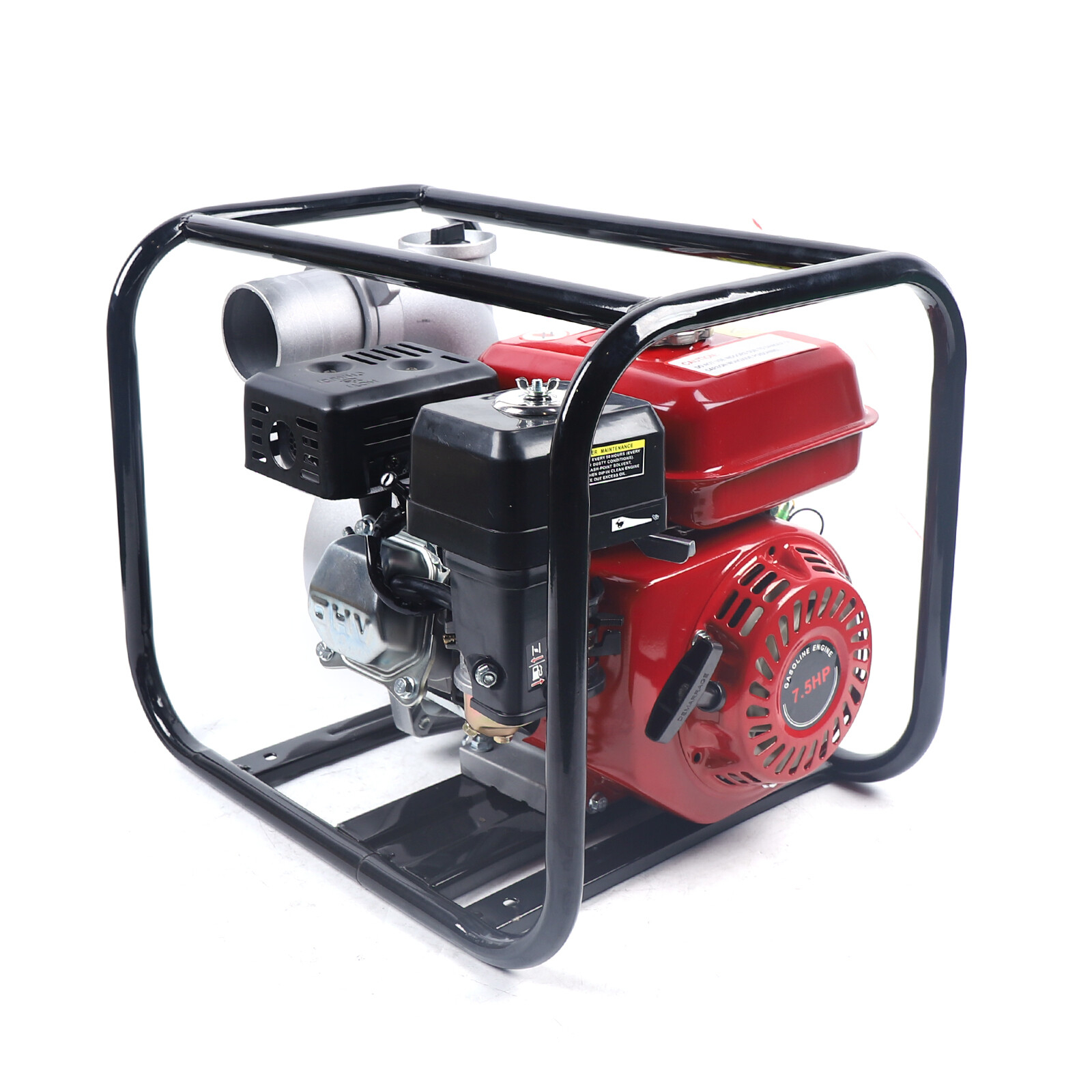7.5HP 3 in Gasoline Semi Trash Pump Pressure Water Transfer Irrigation Drainage