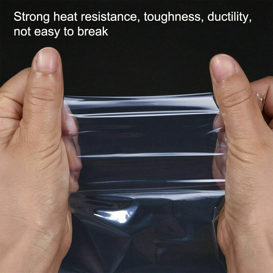 Clear Heat Shrink Film Wrap Bags PVC For Bottles Candles Jars 8×12 Inch USA