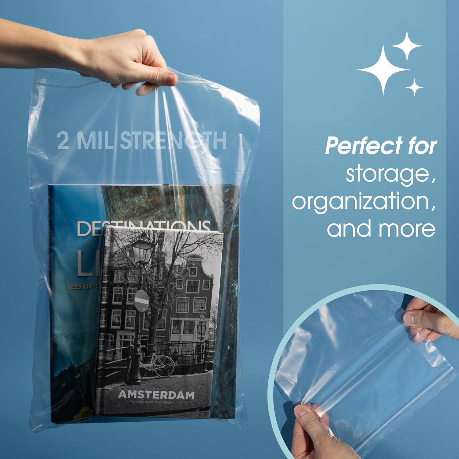 Clear 6×9 Ziplock Bags – 2 Mil Thickness, 1000 Pack