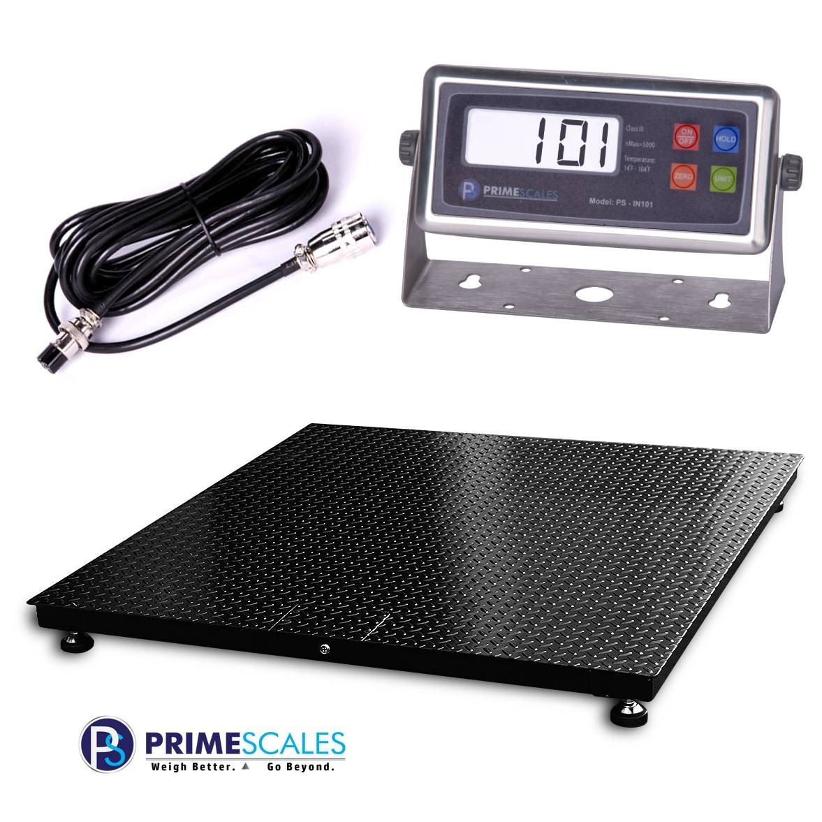 Pallet Scale 3×3 10000 LB Floor Platform Warehouse Industrial Pre Calibrated New