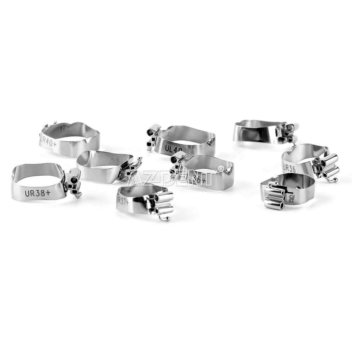 1st Molar Dental Orthodontic Buccal Tube Bands Roth 0.022″ Convertible 35#-40+#