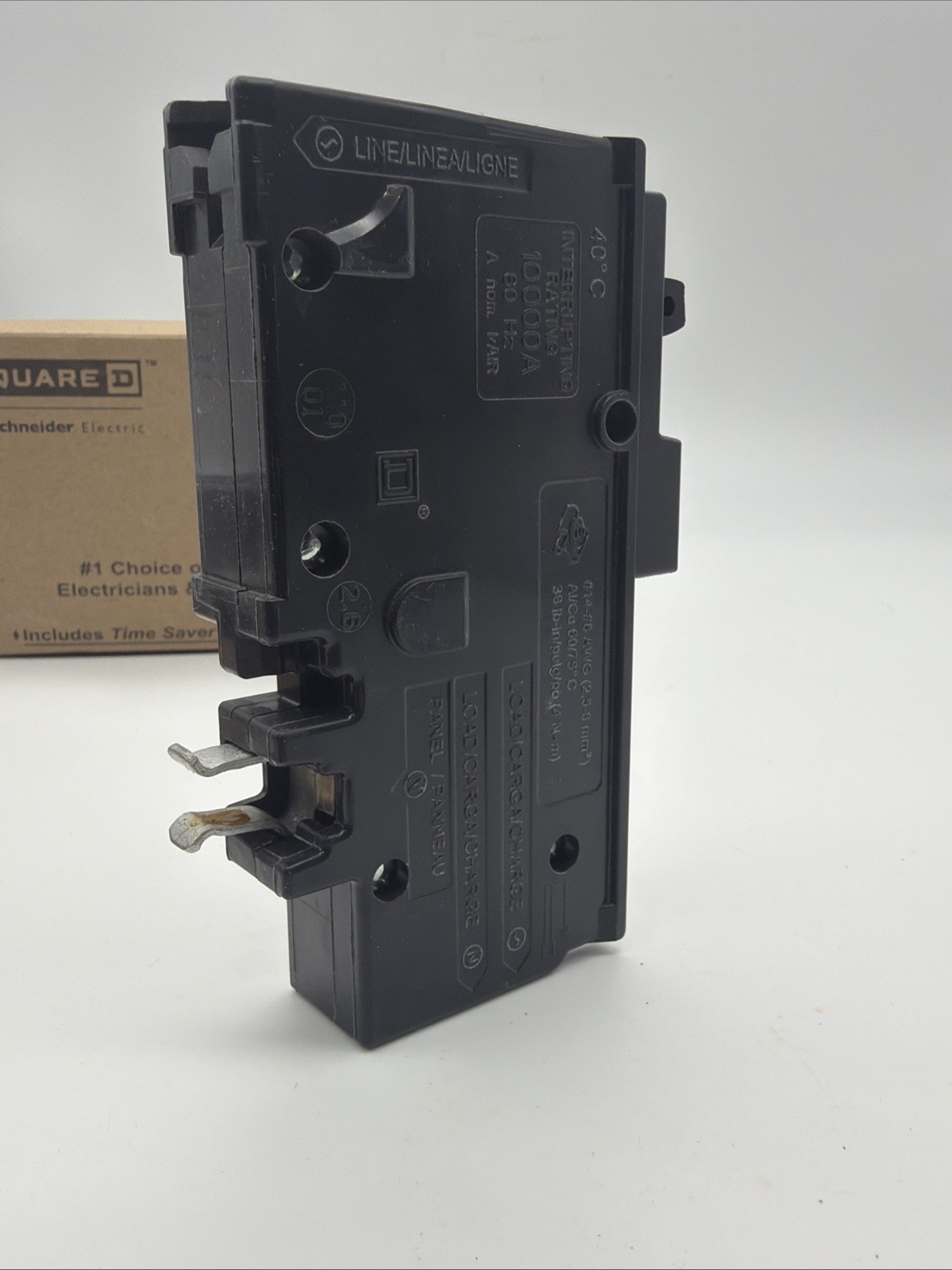 2 PCS Square D HOM115PCAFI 15 A Plug-On Neutral Arc-Fault Breakers NEW