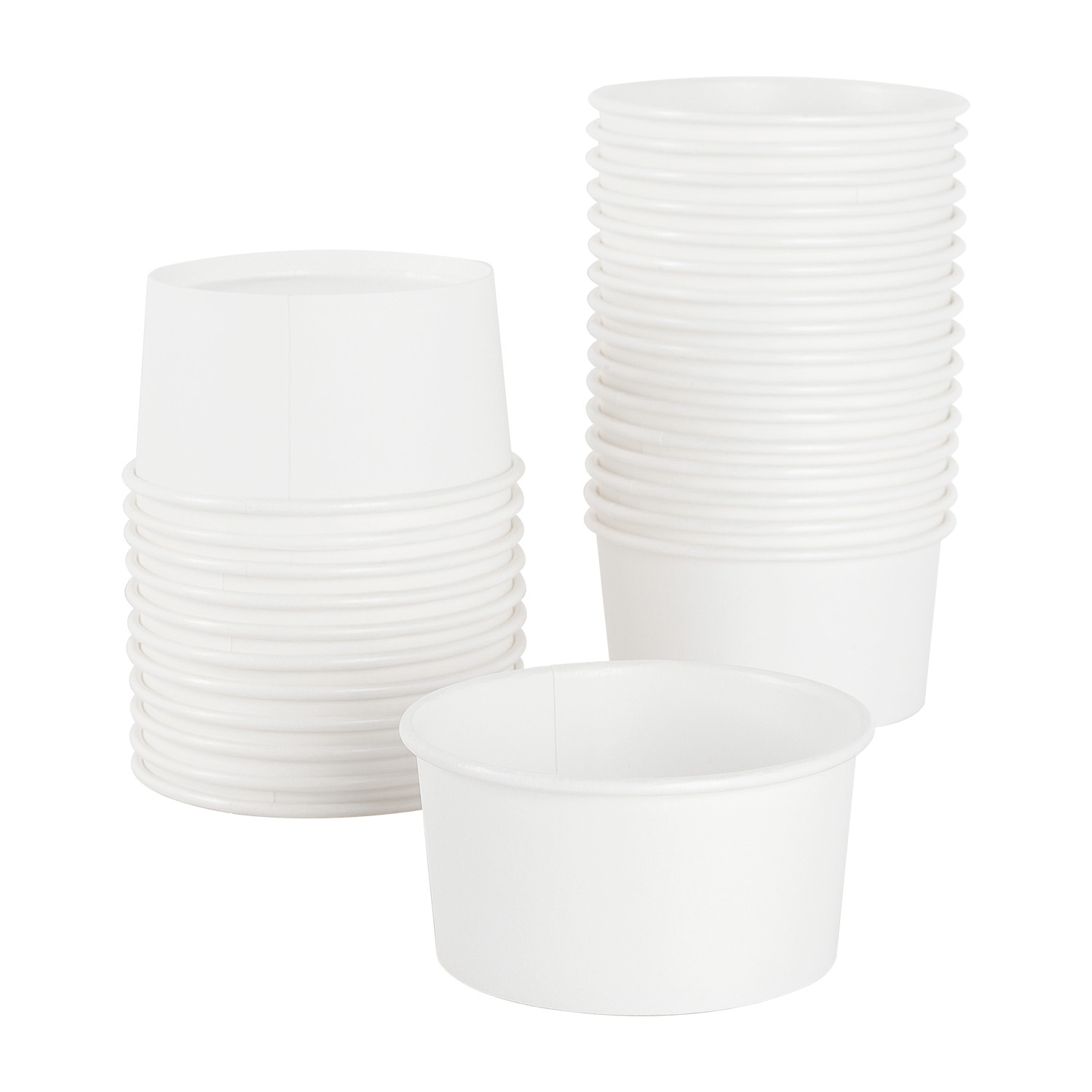 Karat Earth Eco-Friendly 6oz Paper Food Container (90.8mm) , White – 1,000 ct