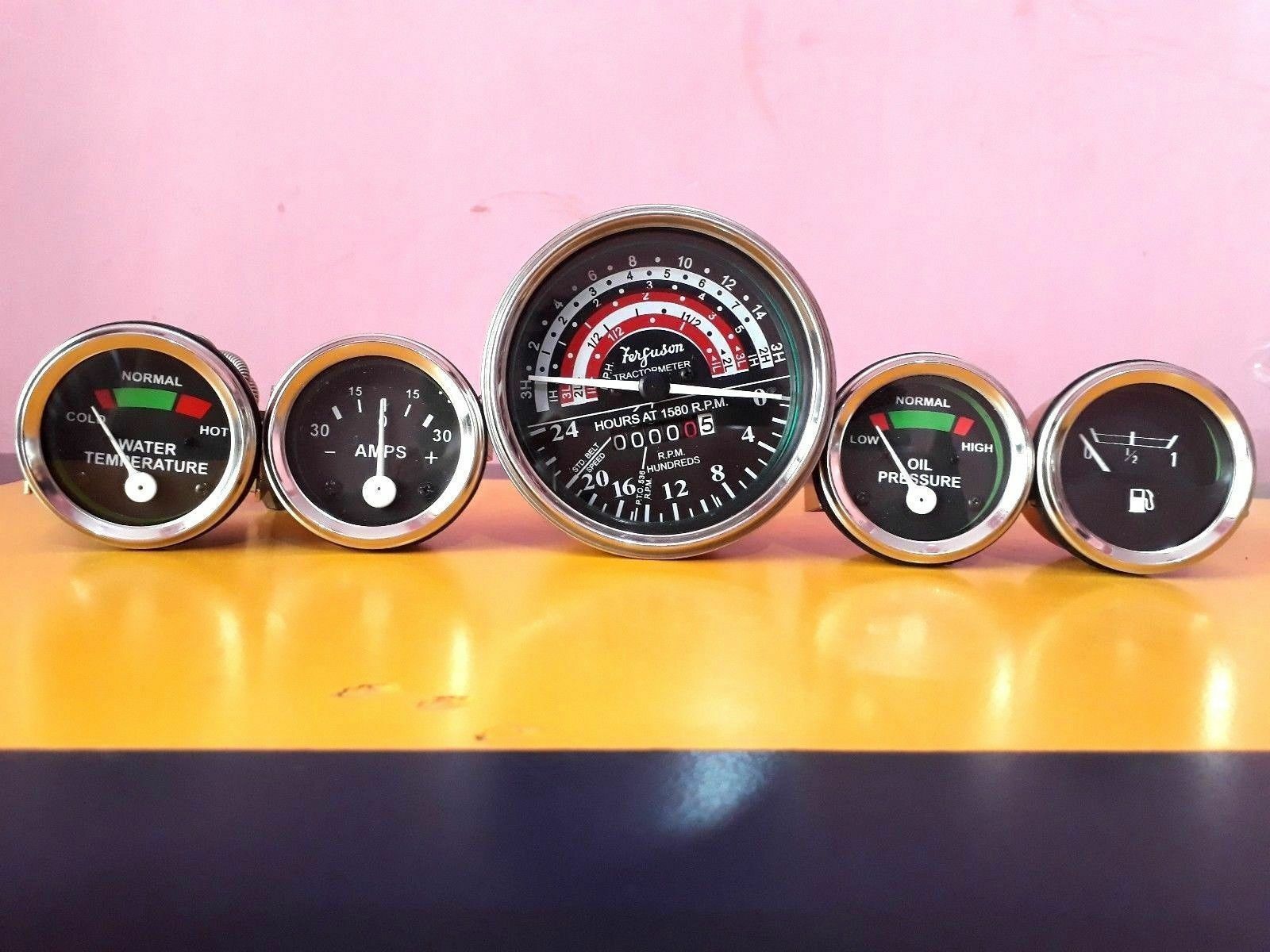 Massey Ferguson MF Tractor Gauge Tachometer Set MF35 MF50 MF65 TO35 F40 MH50