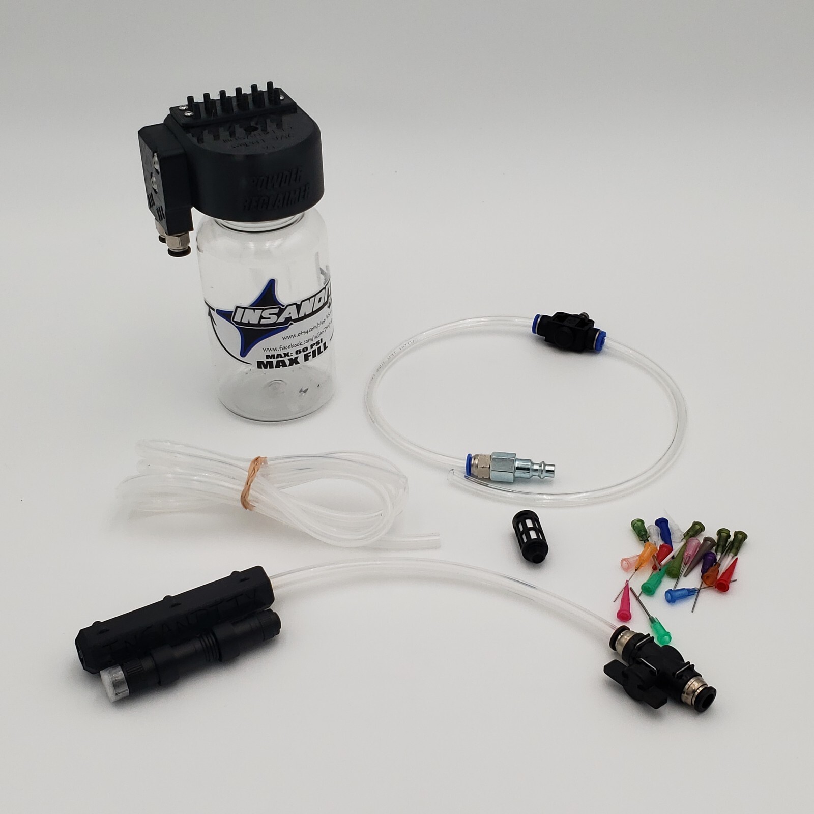 Pneumatic Micro Vacuum for Powder Coating – Easily Remove Powder! Two Tone Wheel