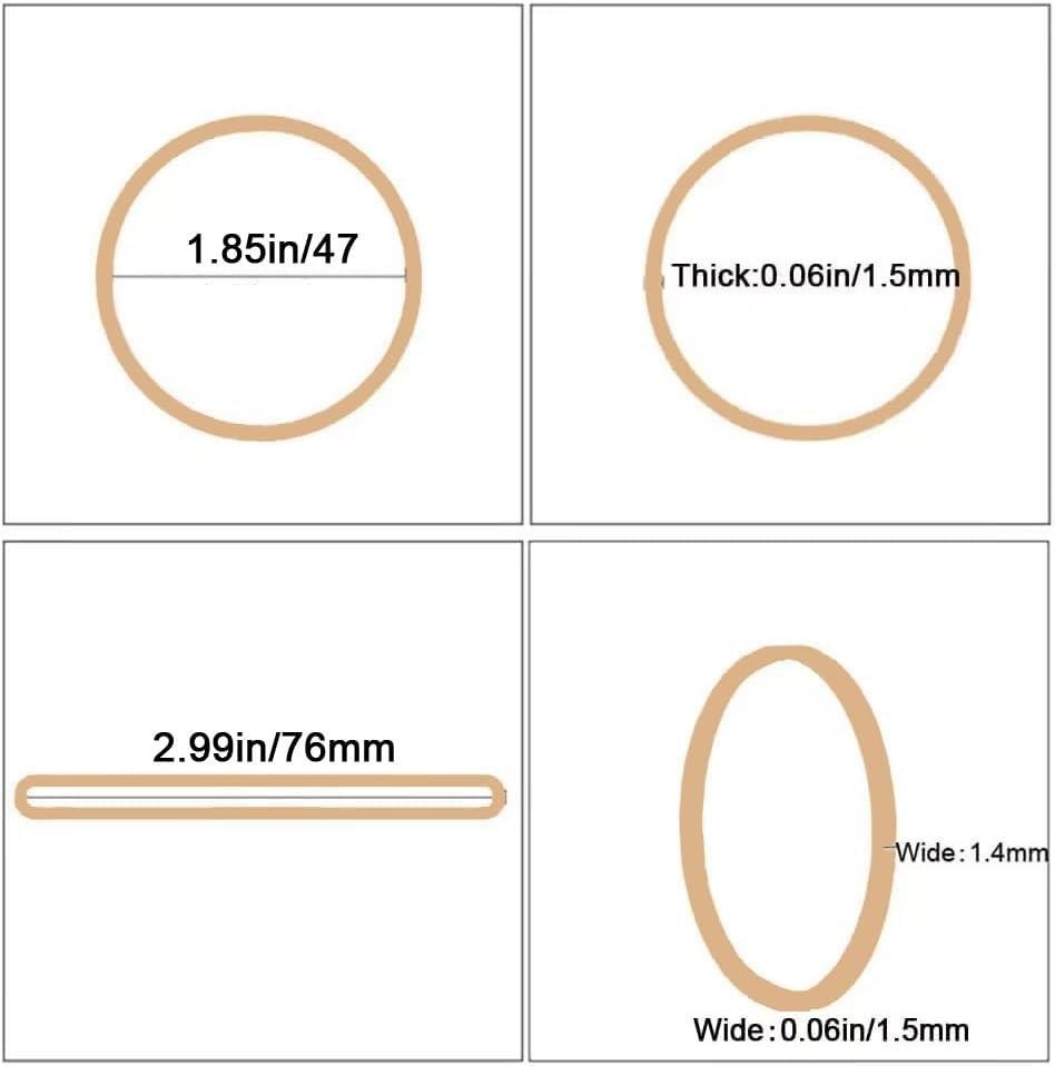 Rubber Bands 500pcs Size#18 Elastic Bands for Office, School, Home, Money, Flowe