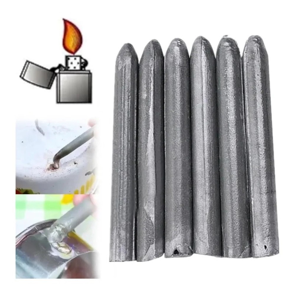 6 or 12 PACK Low Temperature Universal Welding Rod Sticks Metal Easy Melt New US