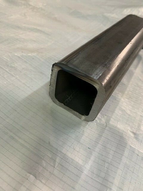 Steel Square Tube 2.5″ x 2.5″ x 8″ Long x 1/4″ Wall (0.250″)