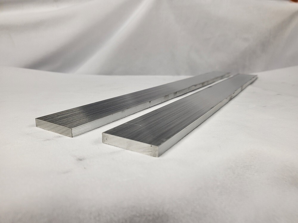 6061 Aluminum Flat Bar, 1/4″ x 1-1/2″ x 17″ long, Solid Stock, Plate, 2 pack