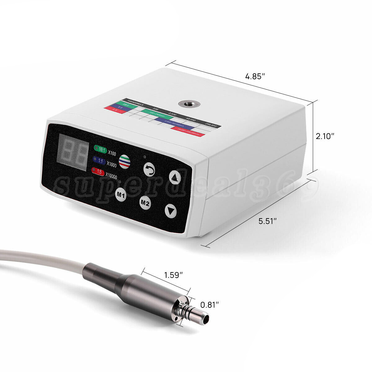 Dental Brushless LED Electric Micro Motor Internal Spray E-type 1:1/1:5/16:1 USA