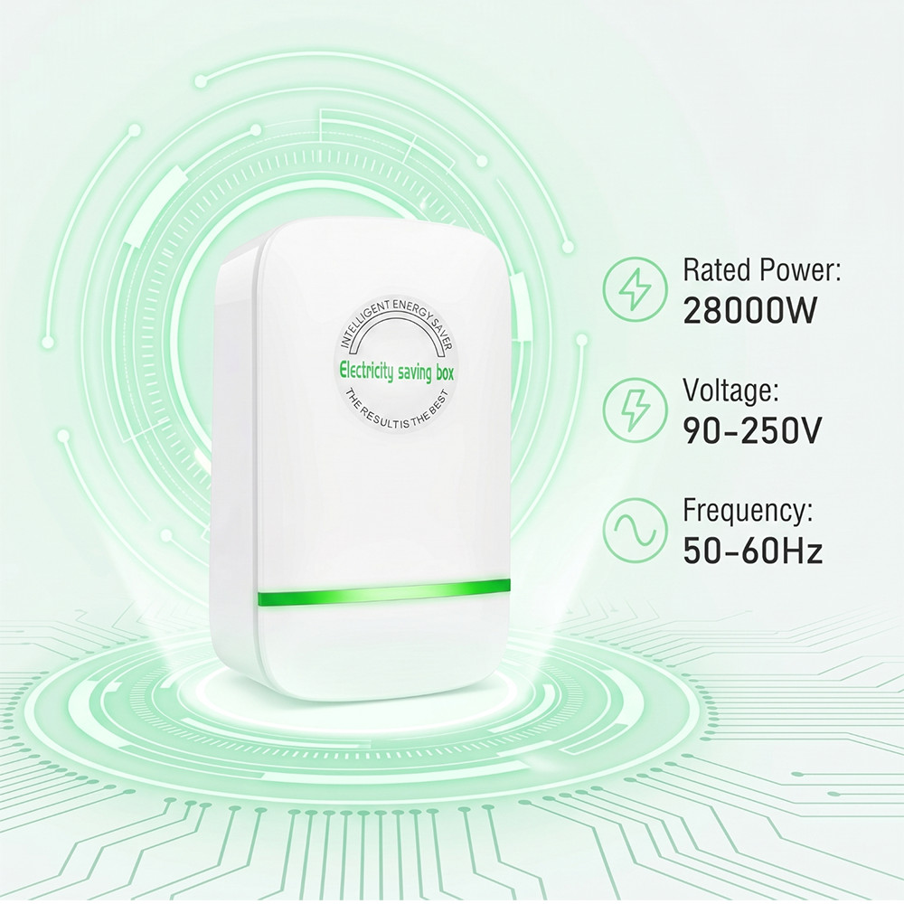 2PCS 28000W Energy Saving Device Electricity Saving Box Stabilize Voltage Device