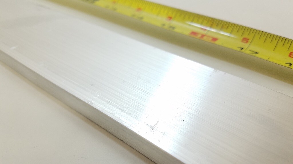 6061 Aluminum Flat Bar, 3/8″ x 2″ x 36″ long, Solid Stock, Plate, Machining